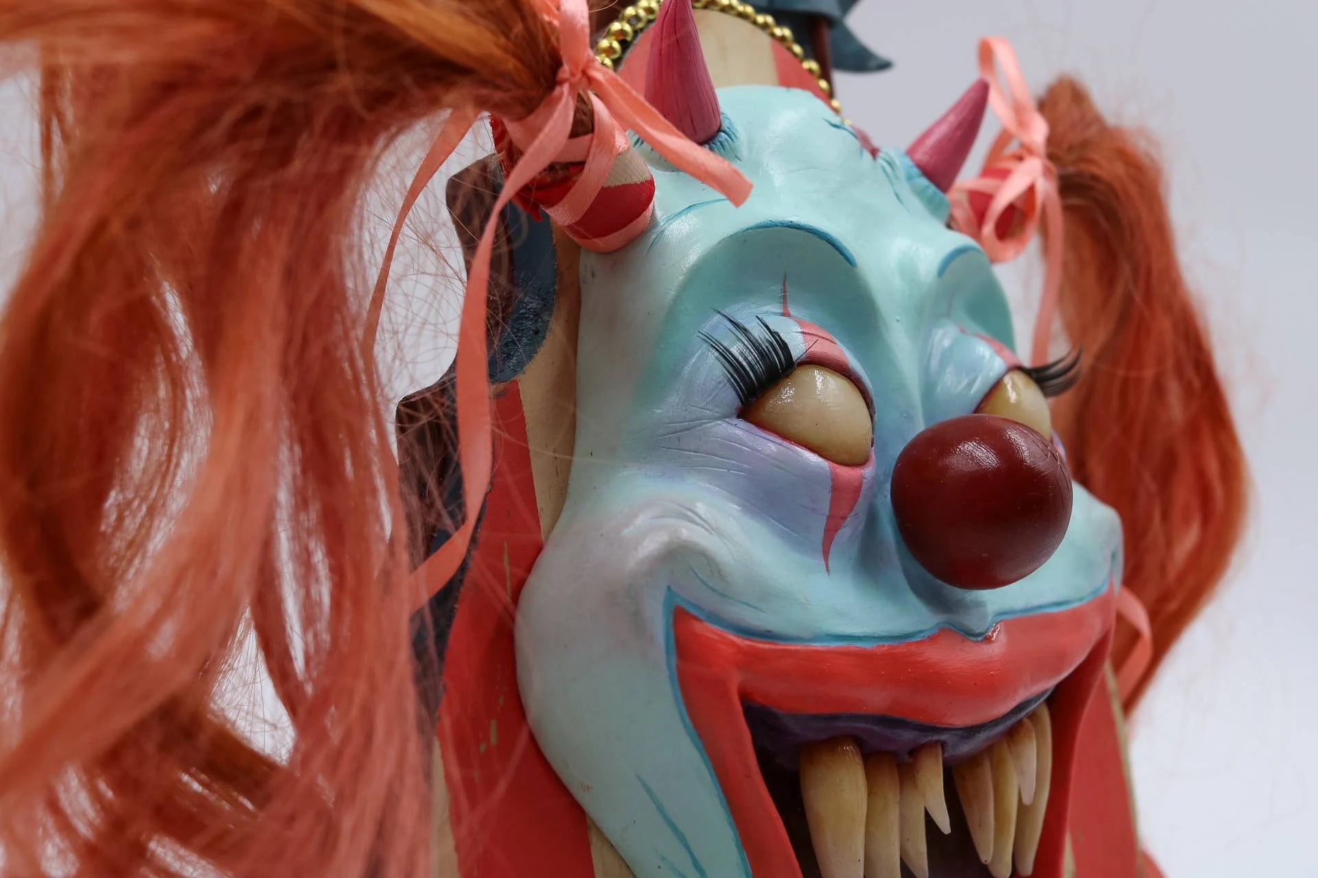 American horror circus clown freak show Sally evil horror monster carnival wild oddities