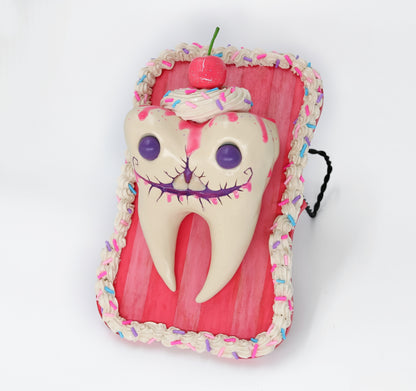 Sweet Tooth Candy Art Sculpture pink Dentist dentistry